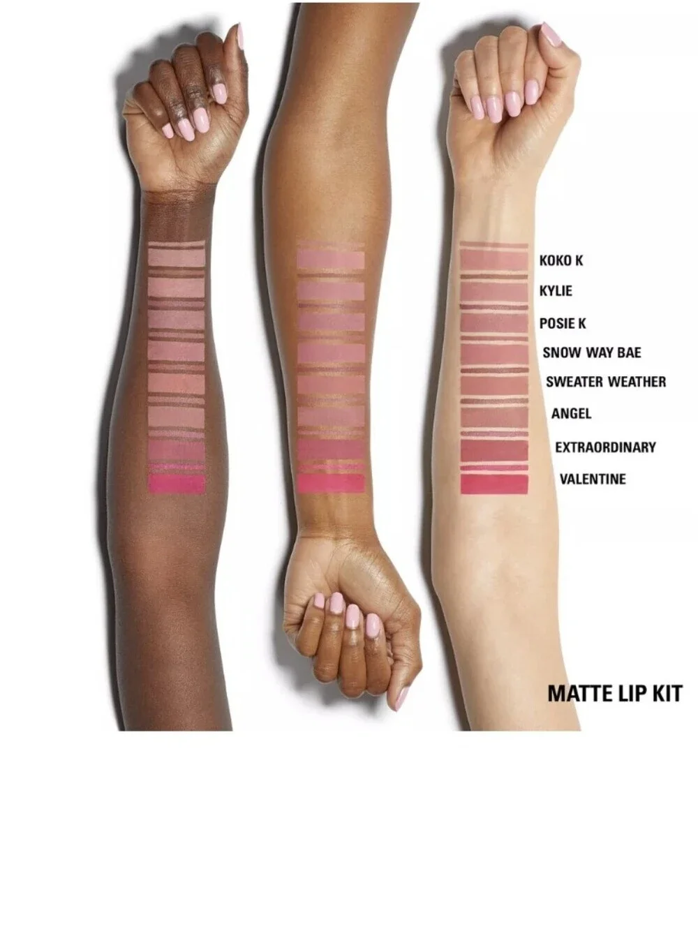 Kylie Matte Lip Kit Lipstick & Liner: Sweater Weather (704), NIB